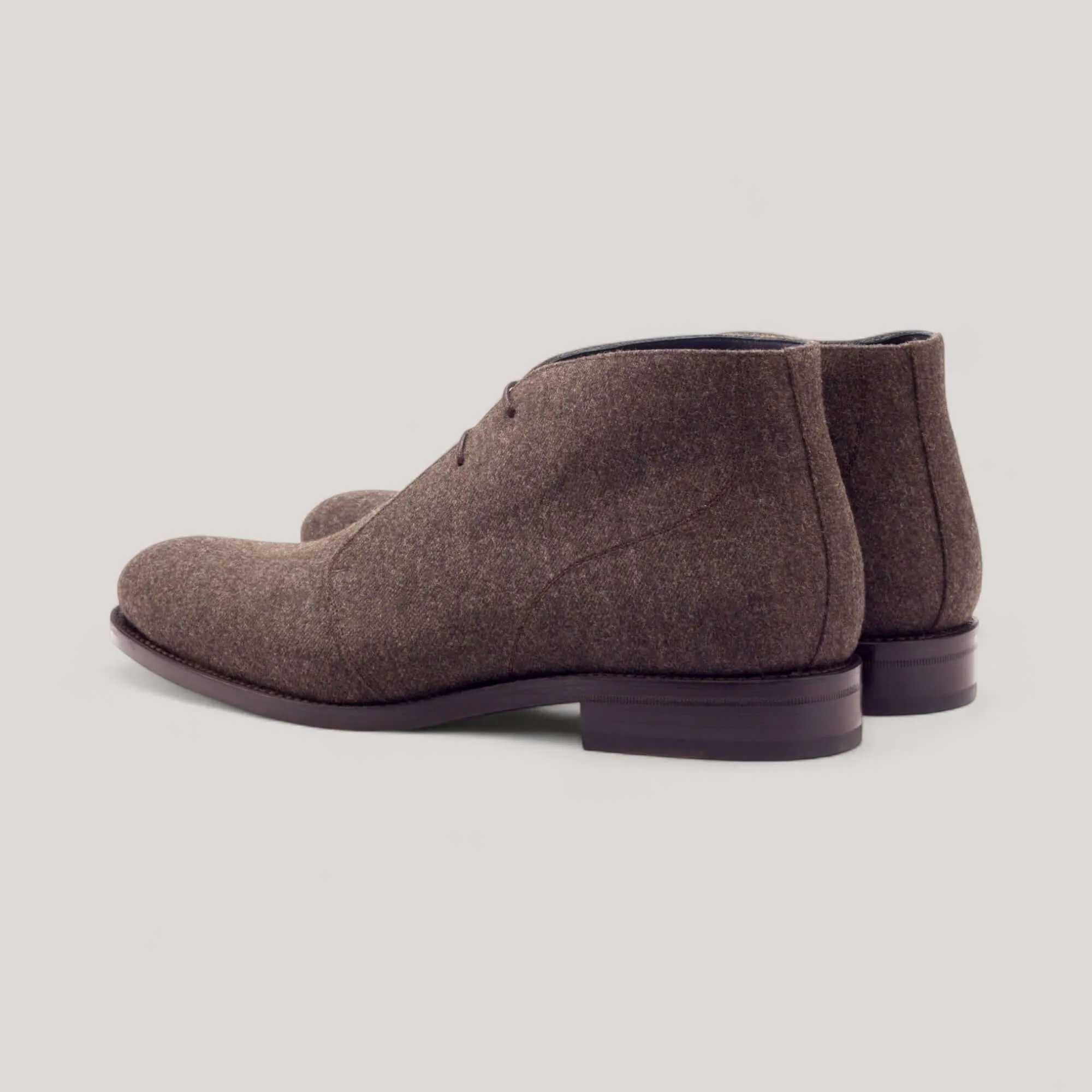 Chukka Boots - Brown - Flannel | Goodyear Welt sold by ALLTRUEIST KNITWEAR product image thumbnail 2