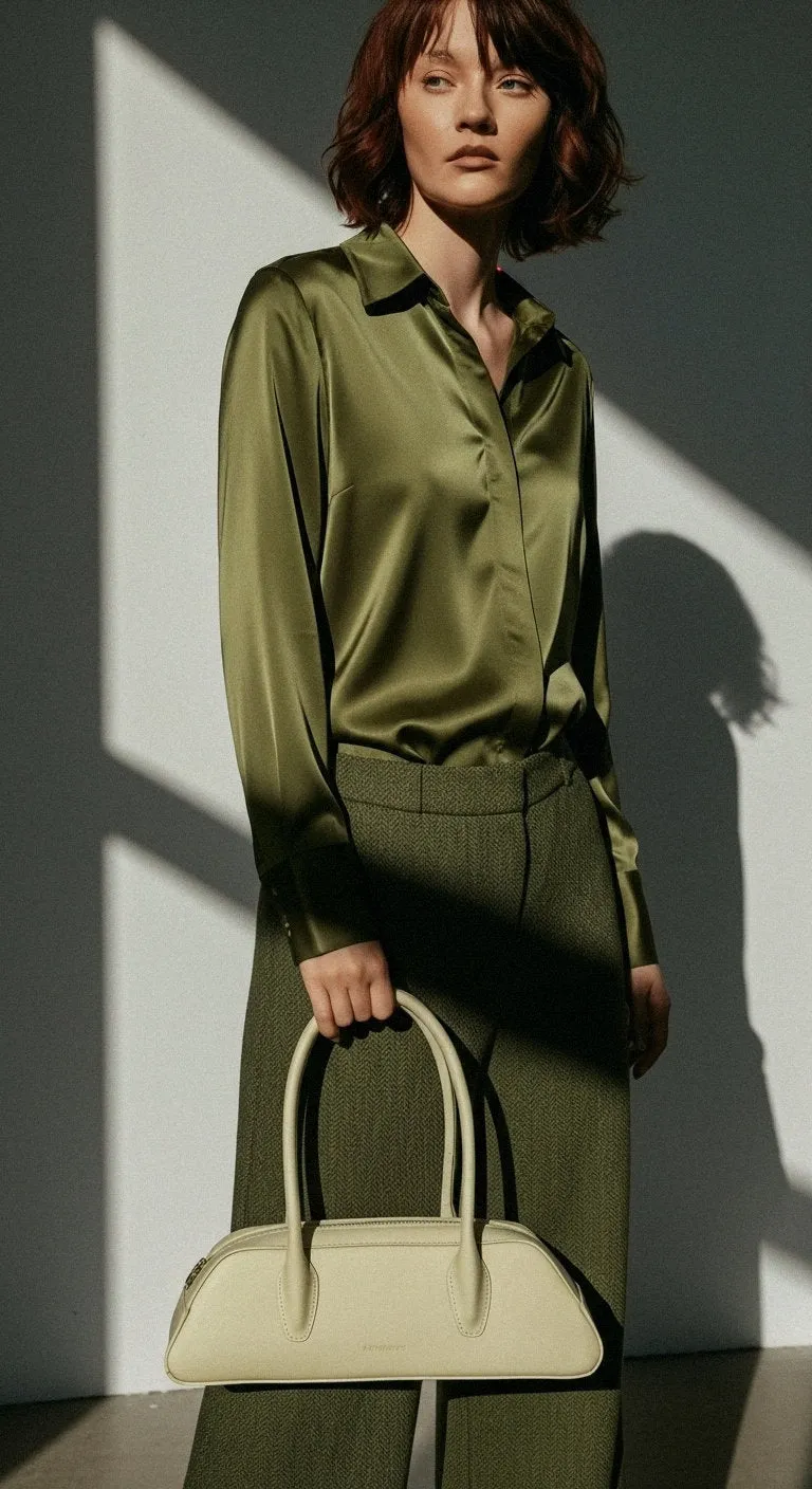 Luna | Midi Shoulder Bag | Butter Yellow sold by ALLTRUEIST KNITWEAR product image thumbnail 2