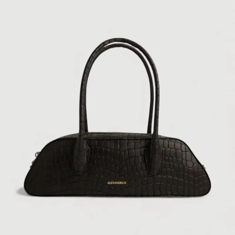 Luna | Midi Shoulder Bag | Mokka Brown sold by ALLTRUEIST KNITWEAR