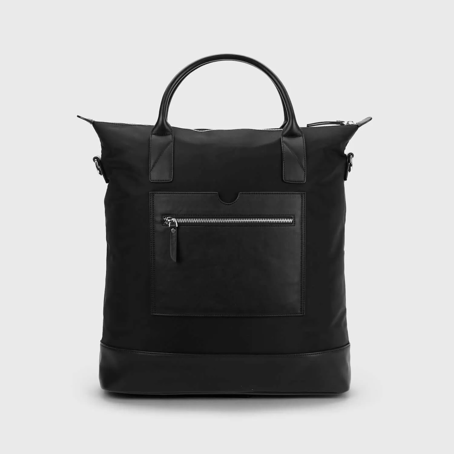 Everyday Tote Bag | Black Recycled Nylon sold by ALLTRUEIST KNITWEAR product image thumbnail 3