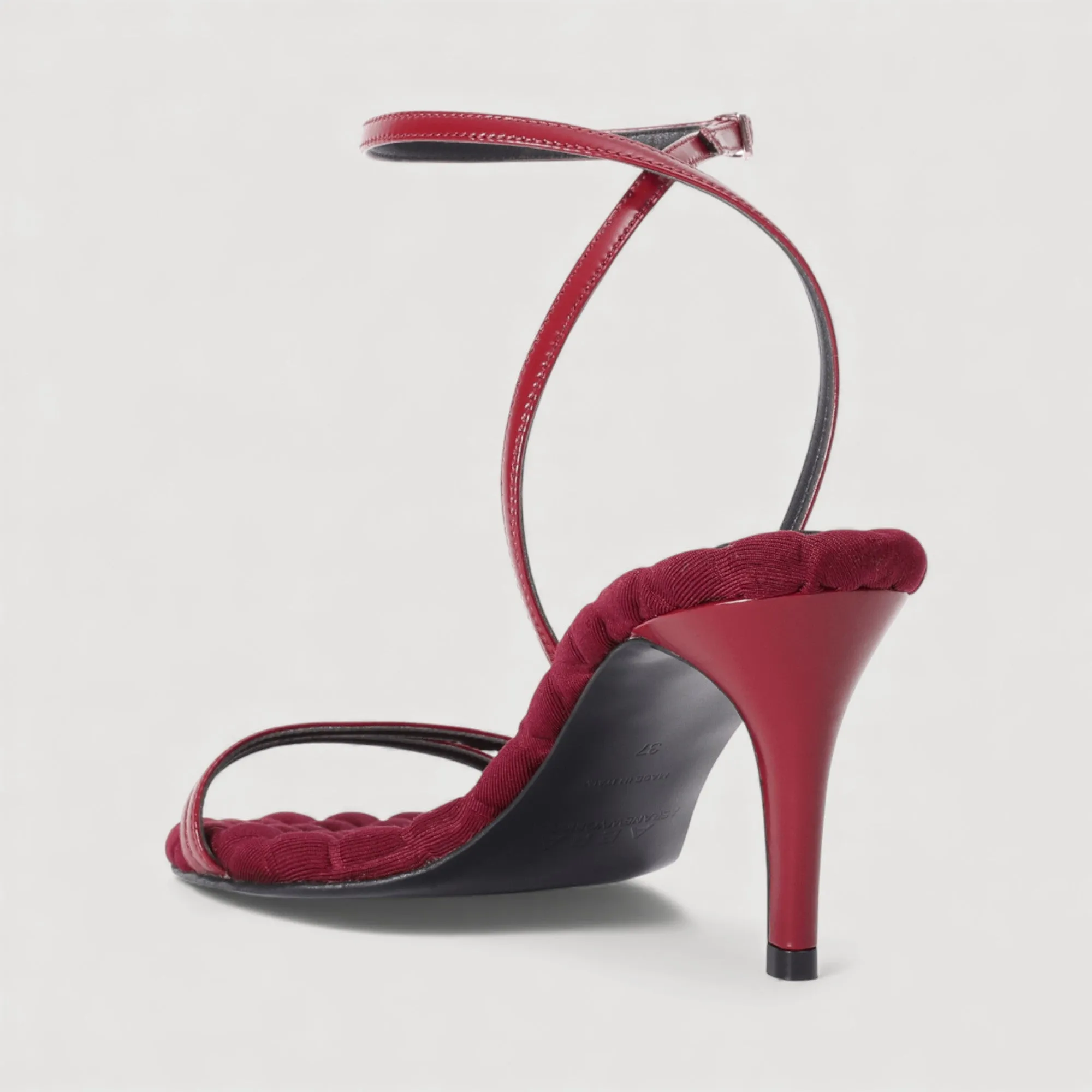 LAURA | Red - Ankle Strap Sandal sold by ALLTRUEIST KNITWEAR product image thumbnail 4