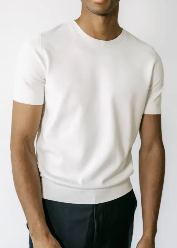 SULLY | Ecoviscose - Men's Short Sleeve Crewneck Top sold by ALLTRUEIST KNITWEAR