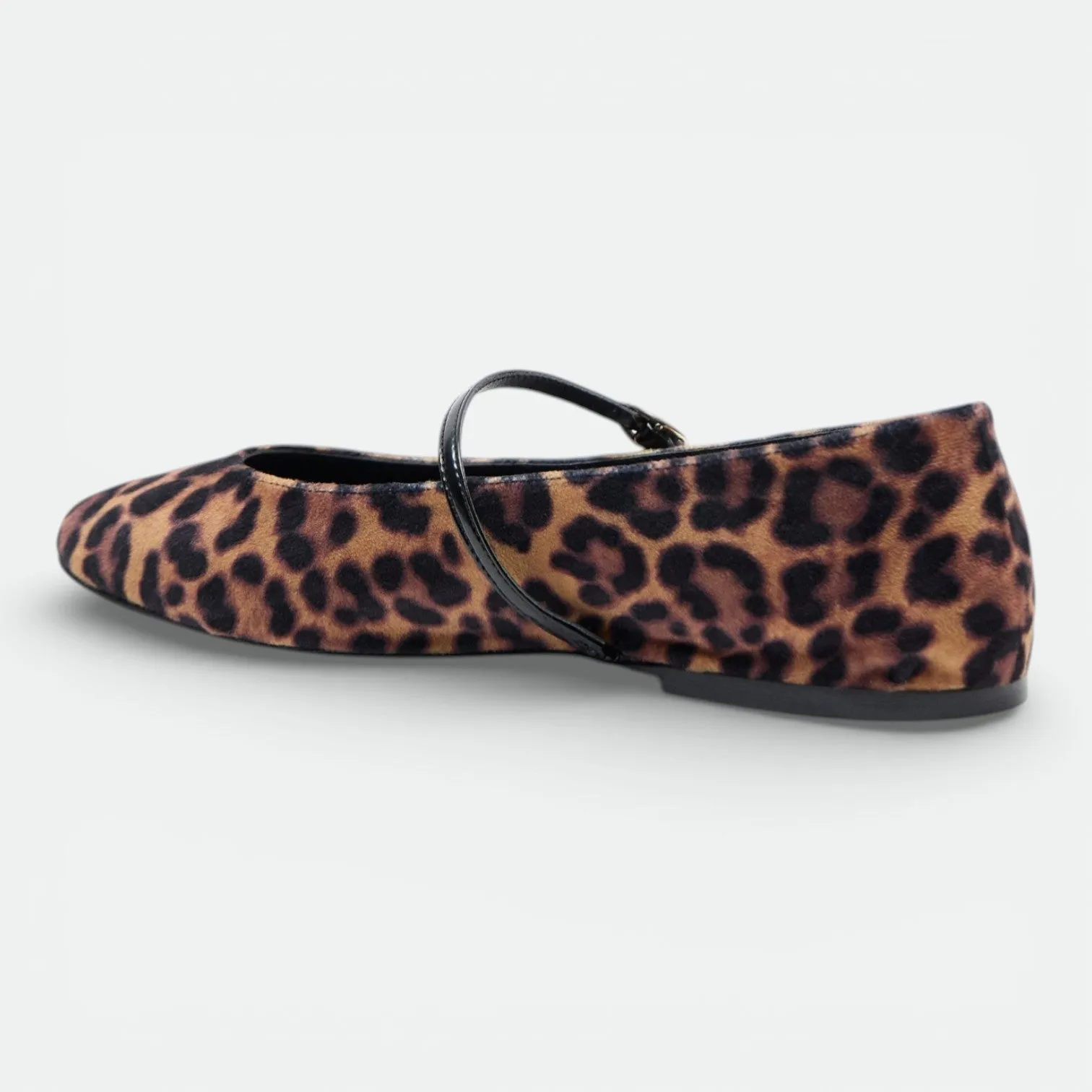 MINA | Velvet Leopard - Mary Jane Ballerina Flats sold by ALLTRUEIST KNITWEAR product image thumbnail 3