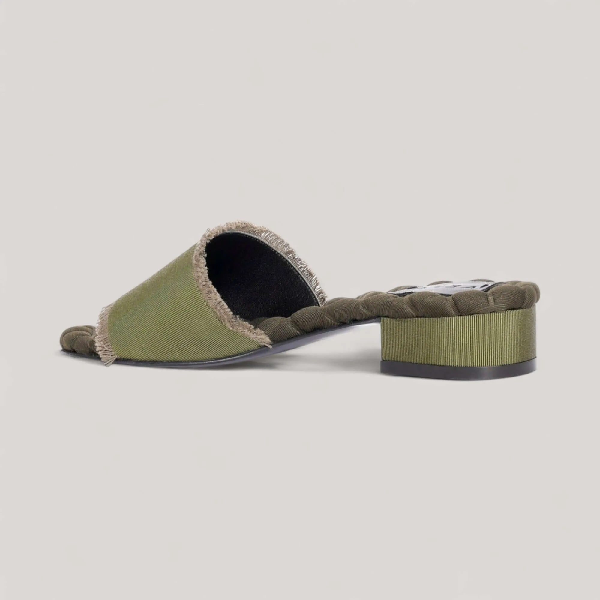 GIORGIA | Military Grosgrain - Sandals sold by ALLTRUEIST KNITWEAR product image thumbnail 2