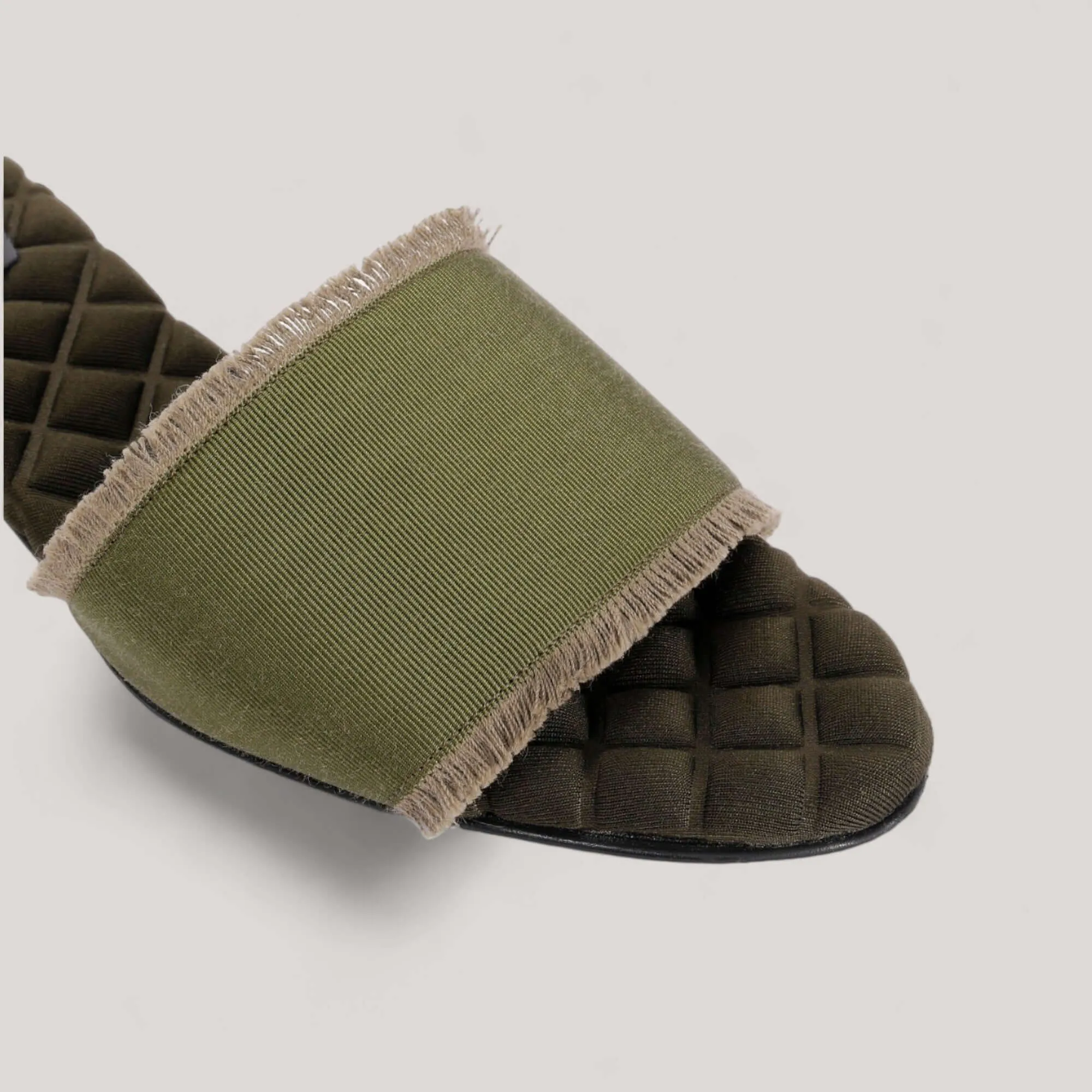 GIORGIA | Military Grosgrain - Sandals sold by ALLTRUEIST KNITWEAR product image thumbnail 3