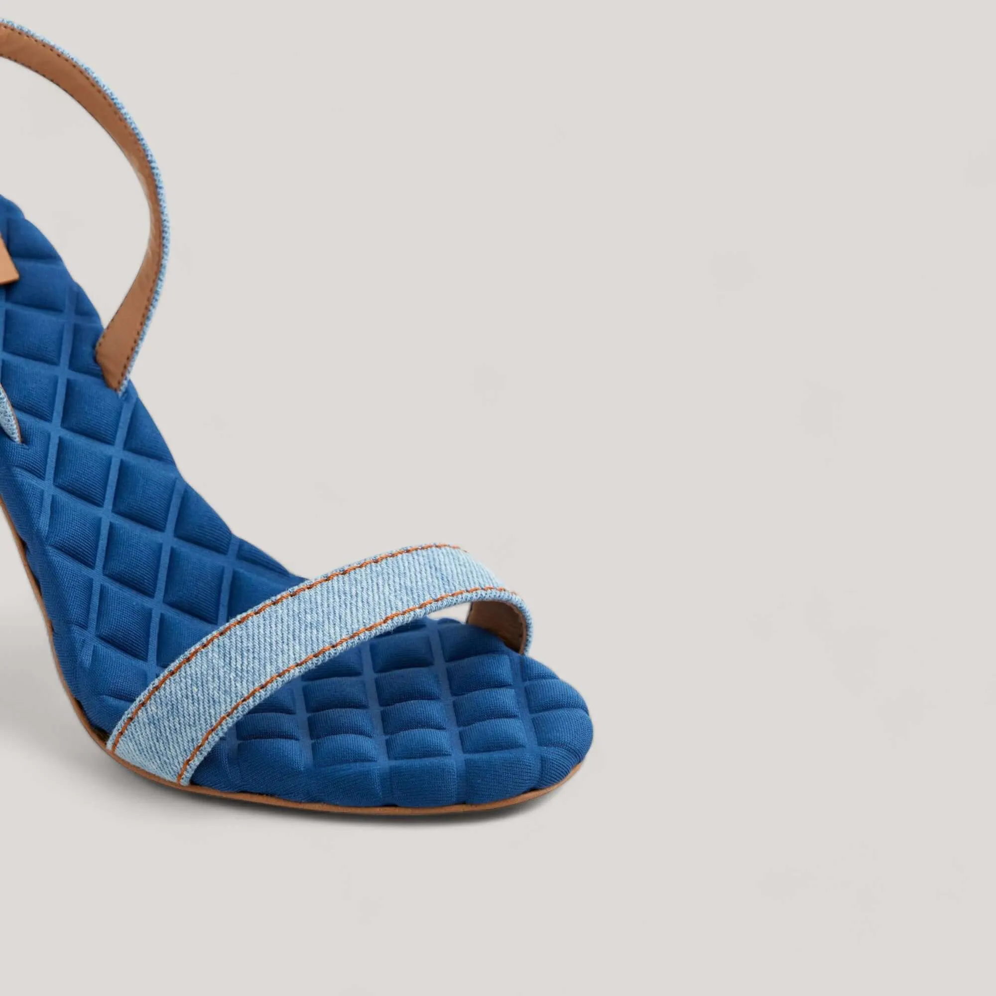 VIVIEN | Blue Denim - Slingback Sandals sold by ALLTRUEIST KNITWEAR product image thumbnail 3