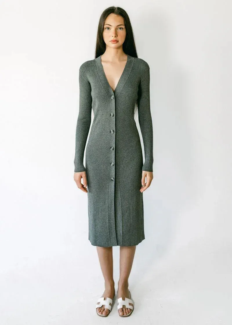 HOLLY | Ecoviscose - Long Ribbed Cardigan sold by ALLTRUEIST KNITWEAR