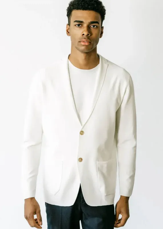 THOMAS | Ecoviscose Knitted Cardigan-Blazer made by ALLTRUEIST KNITWEAR