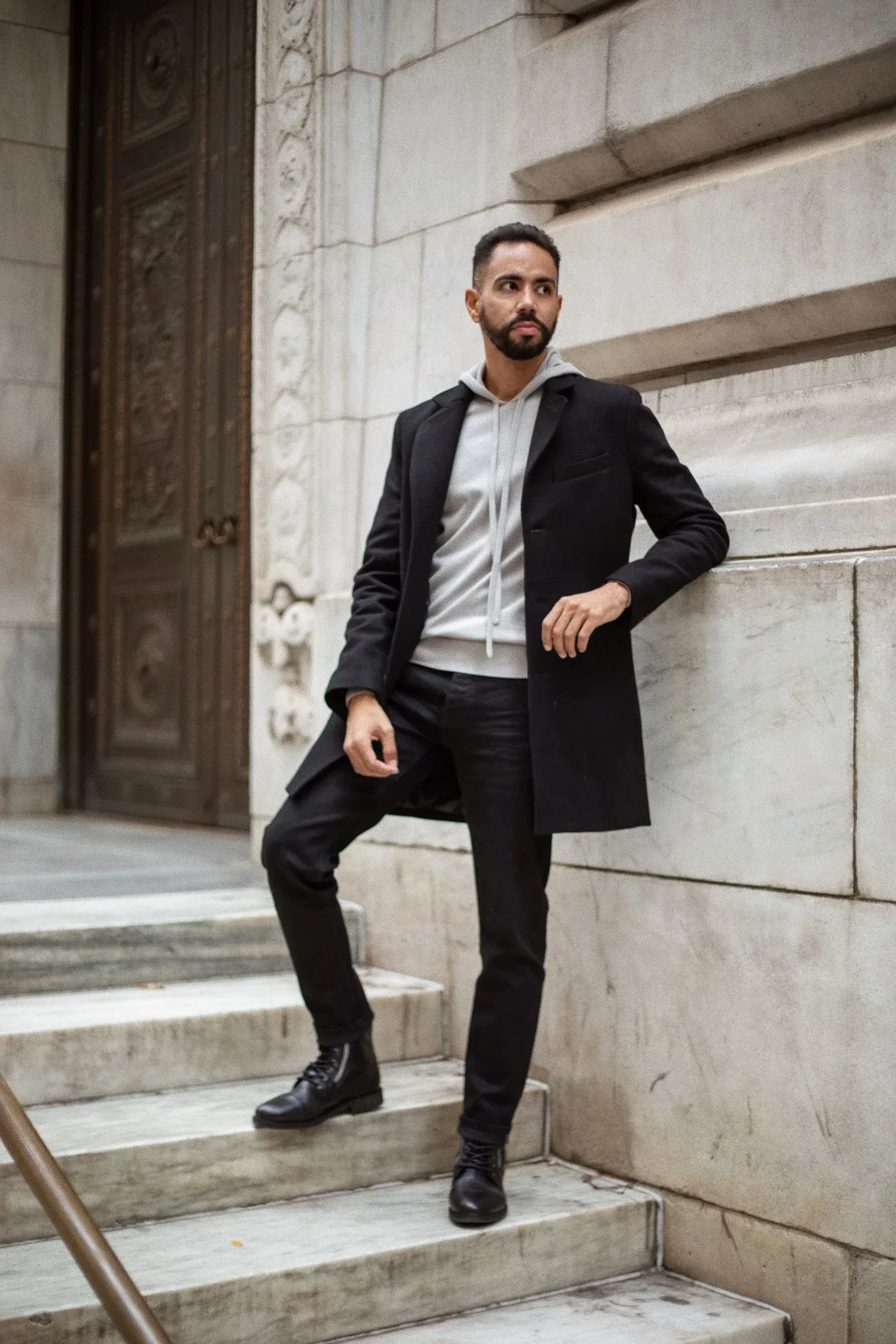 CARTER SHORT | Ecoviscose - Men's Hoodie sold by ALLTRUEIST KNITWEAR product image thumbnail 4