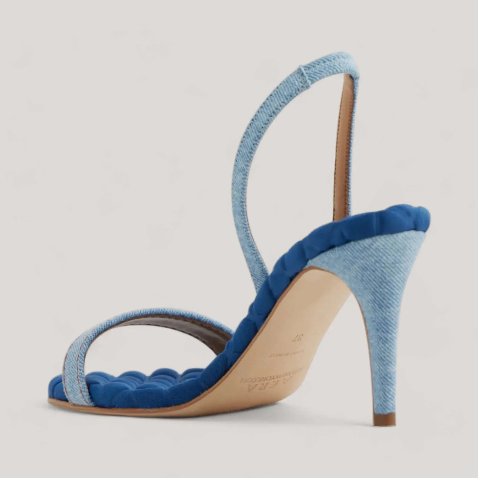 CLAUDIA | Blue Denim - Slingback Sandals sold by ALLTRUEIST KNITWEAR product image thumbnail 4