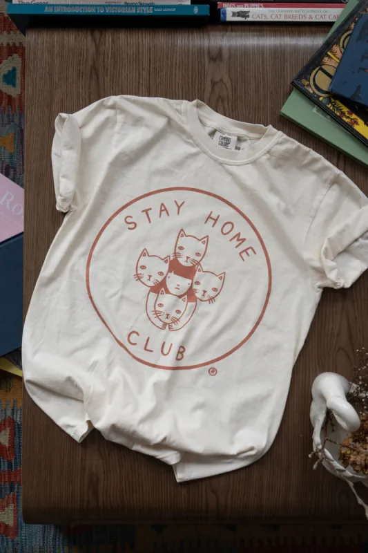 Stay Home Club Logo T-Shirt sold by Stay Home Club