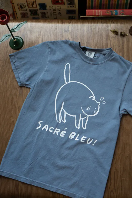 Sacré Bleu T-Shirt sold by Stay Home Club