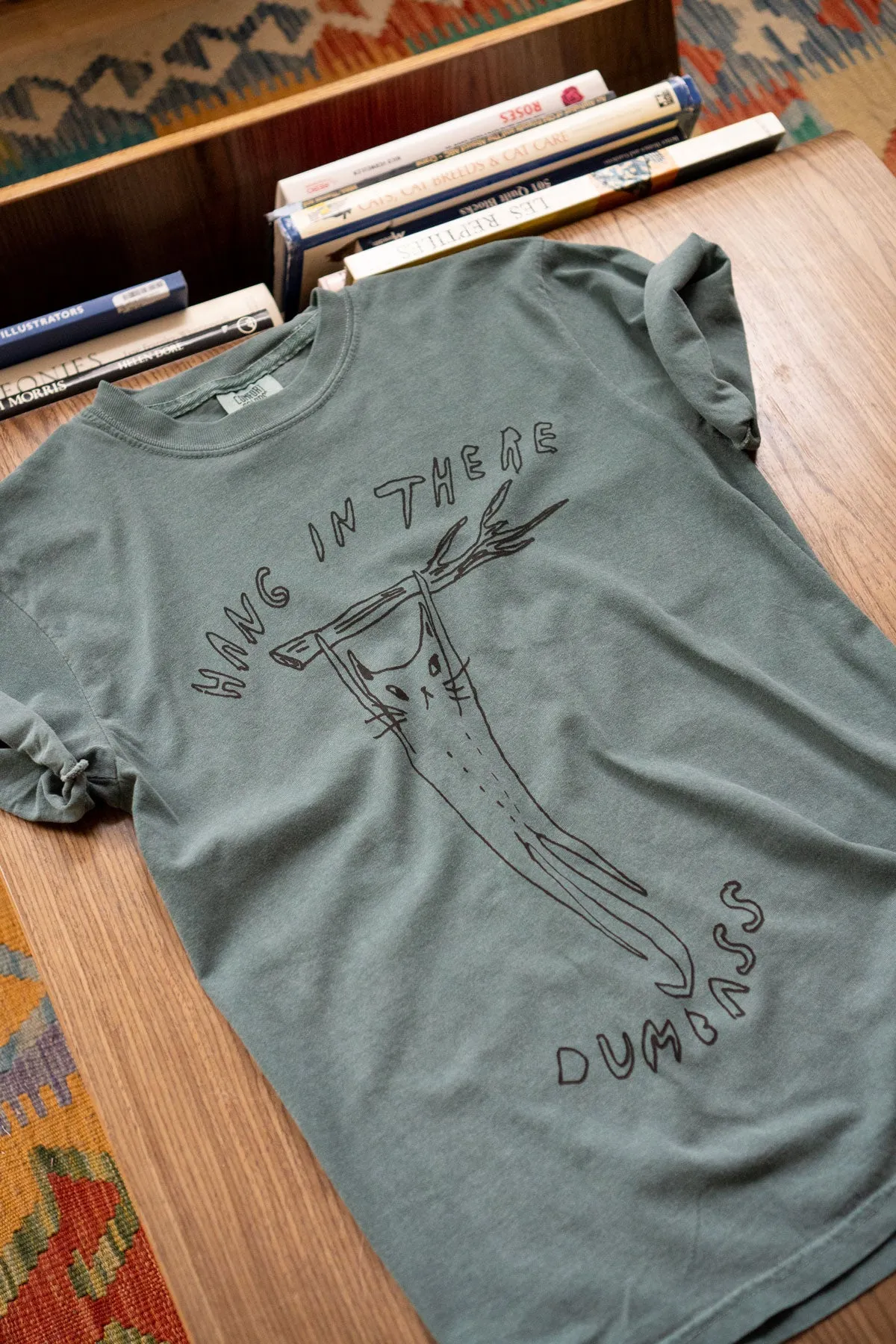 Hang In There T-Shirt sold by Stay Home Club product image thumbnail 4