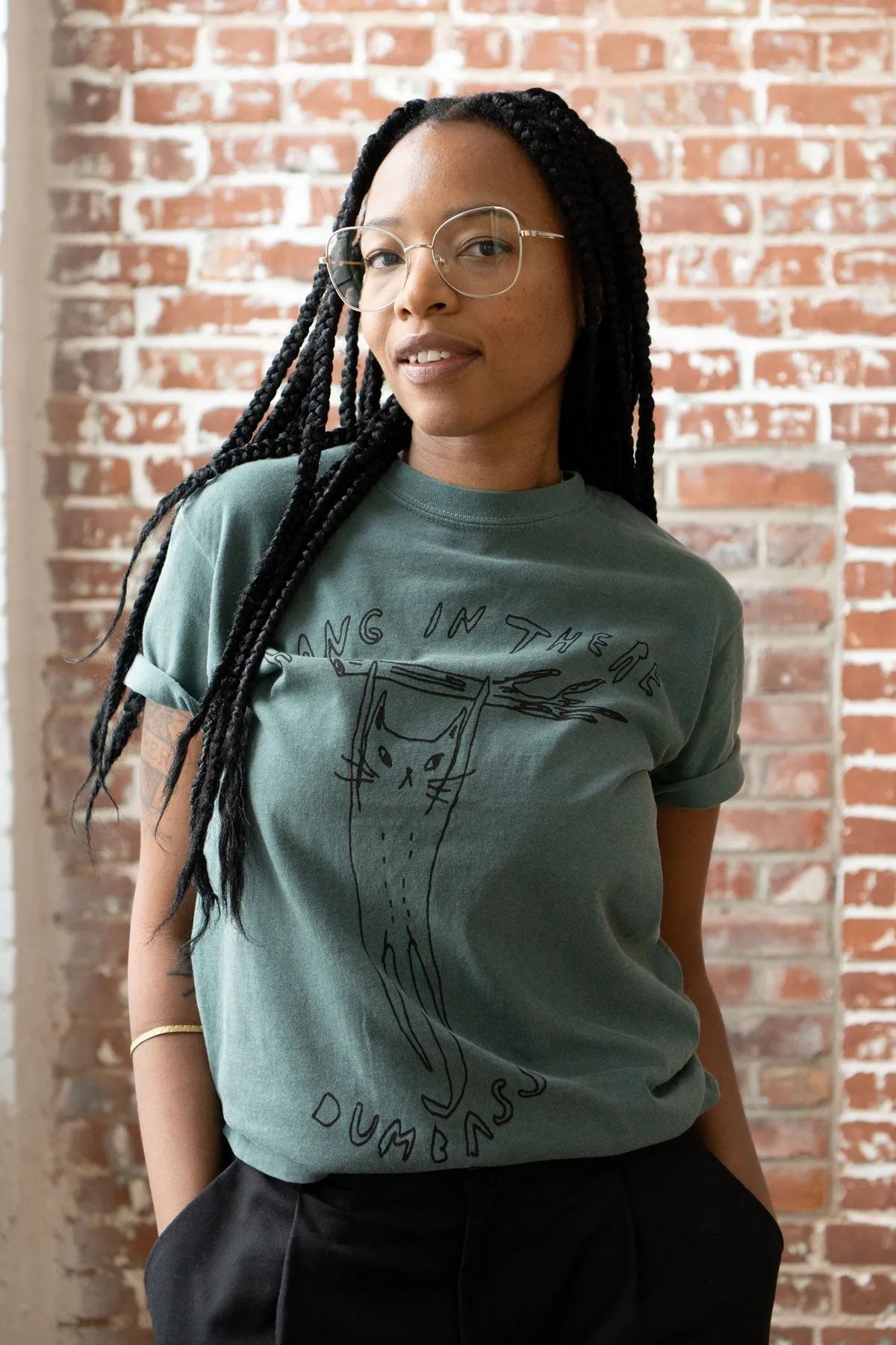 Hang In There T-Shirt sold by Stay Home Club product image thumbnail 3