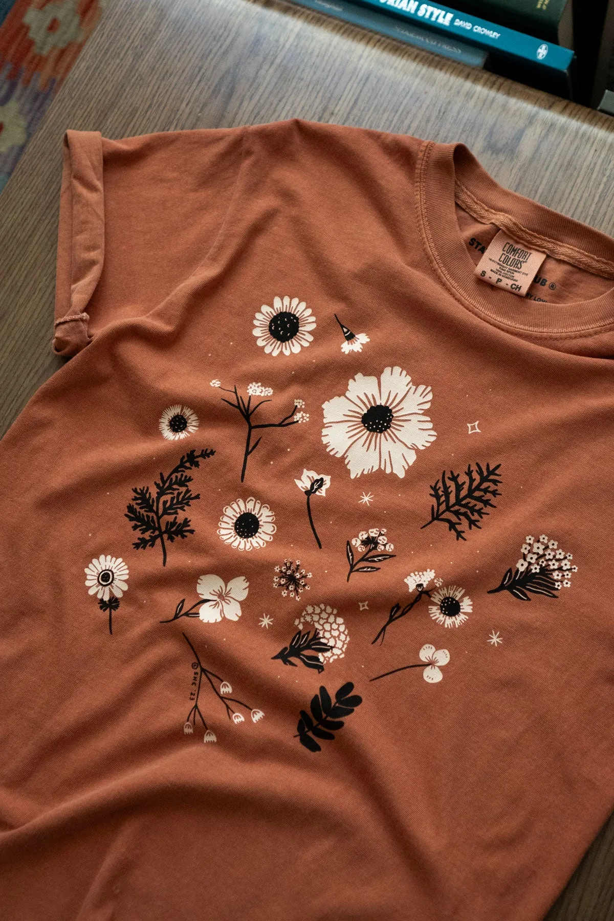 Pressed Flowers T-Shirt sold by Stay Home Club