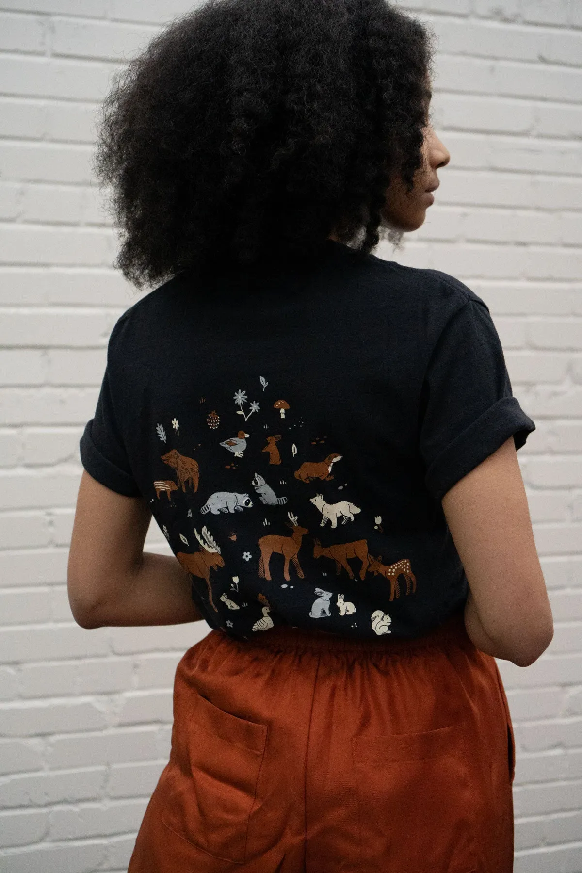 Woodsy Critters T-Shirt sold by Stay Home Club product image thumbnail 3