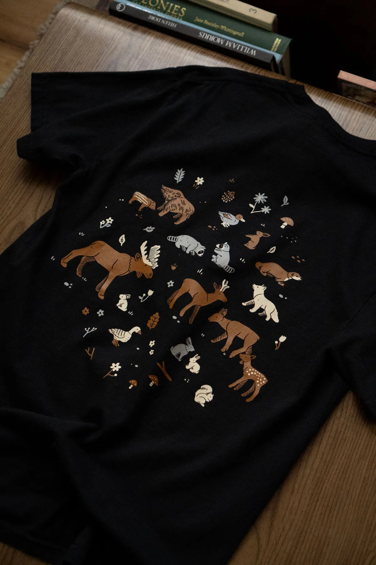 Woodsy Critters T-Shirt sold by Stay Home Club product image thumbnail 2