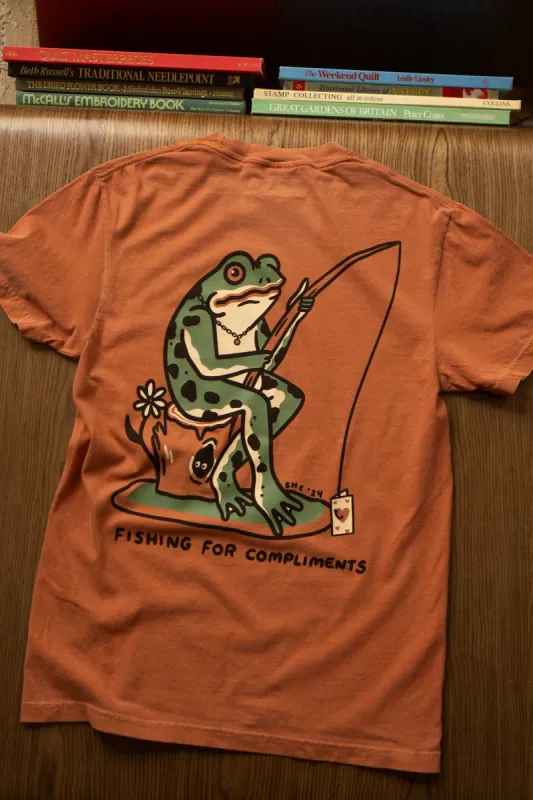 Fishing for Compliments T-Shirt sold by Stay Home Club