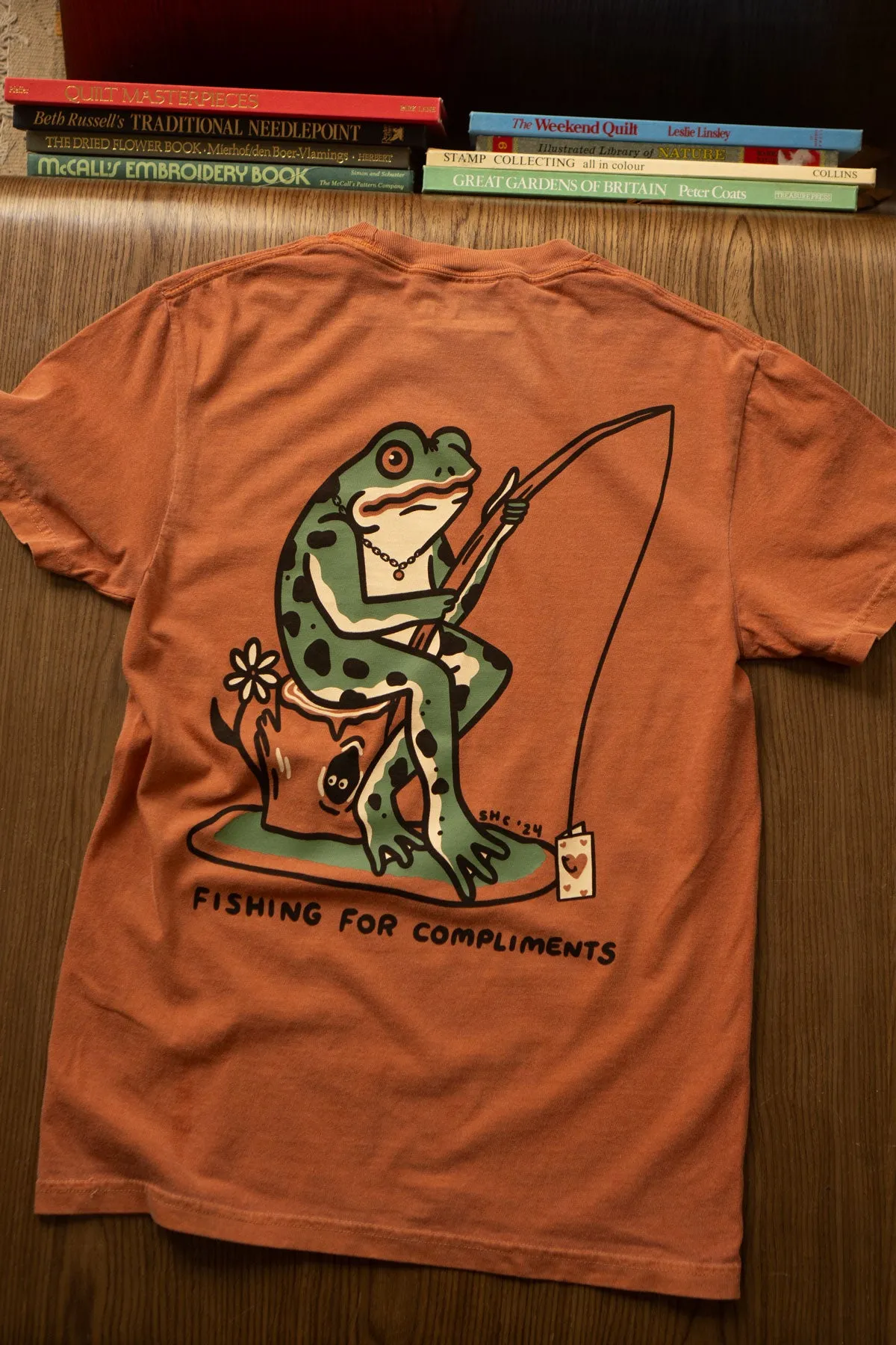 Fishing for Compliments T-Shirt sold by Stay Home Club