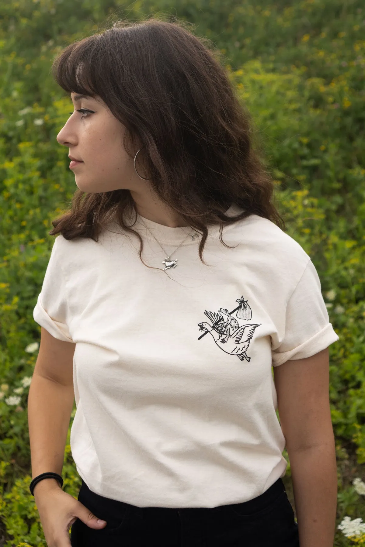 Bye Forever (Goose Ride) T-Shirt sold by Stay Home Club product image thumbnail 3