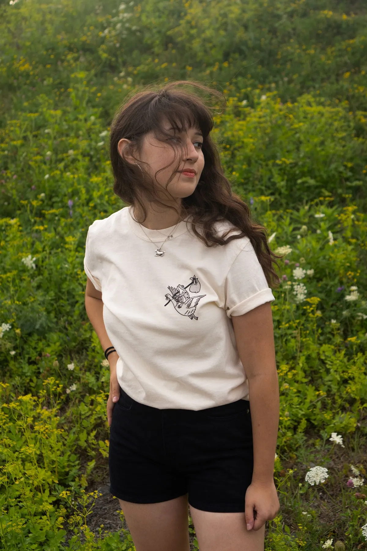 Bye Forever (Goose Ride) T-Shirt sold by Stay Home Club product image thumbnail 2