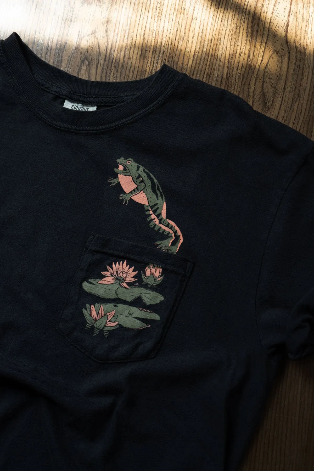 Jumpy (Black) Pocket Tee sold by Stay Home Club