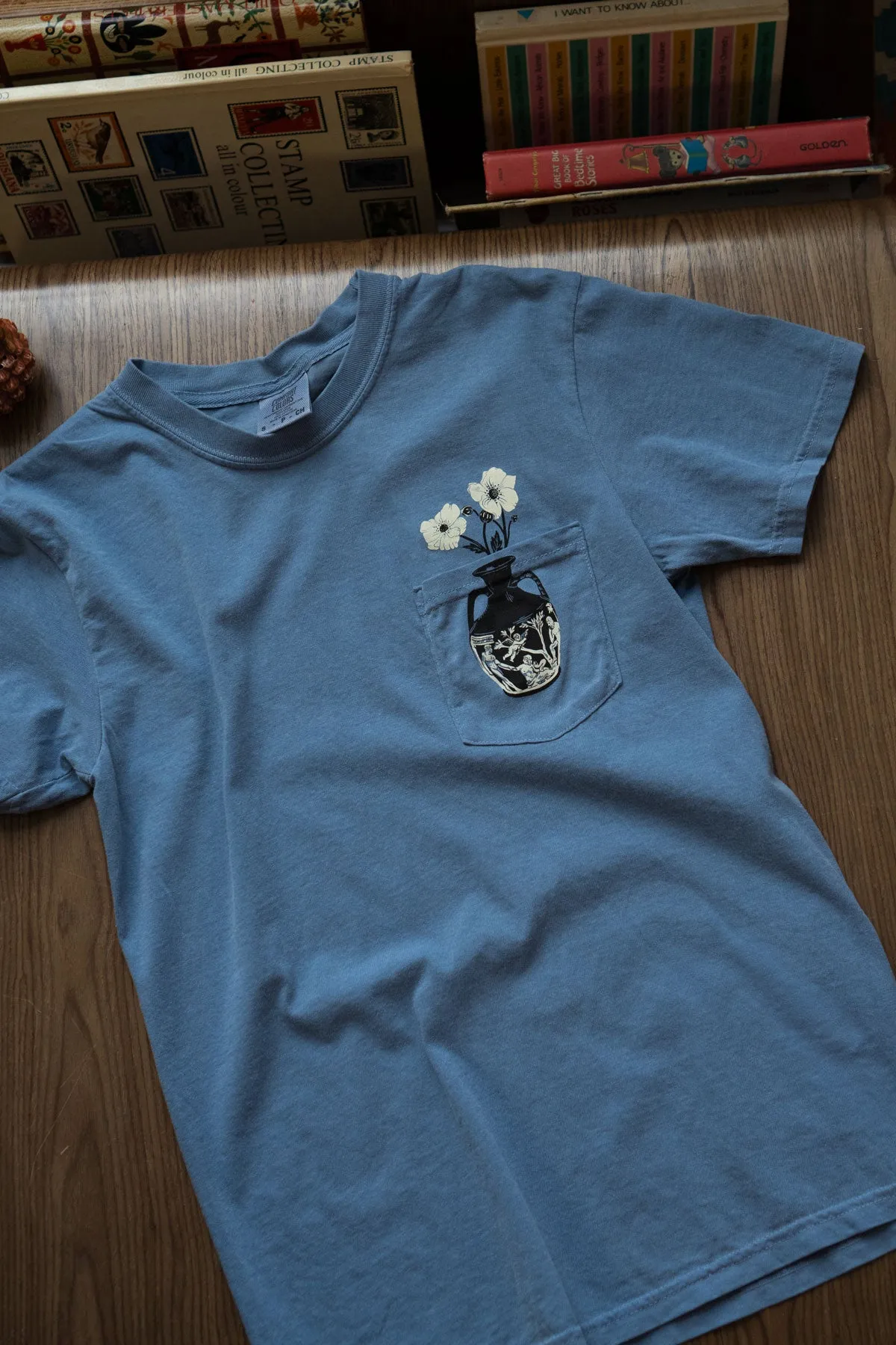 Cameo Pocket Tee sold by Stay Home Club product image thumbnail 5