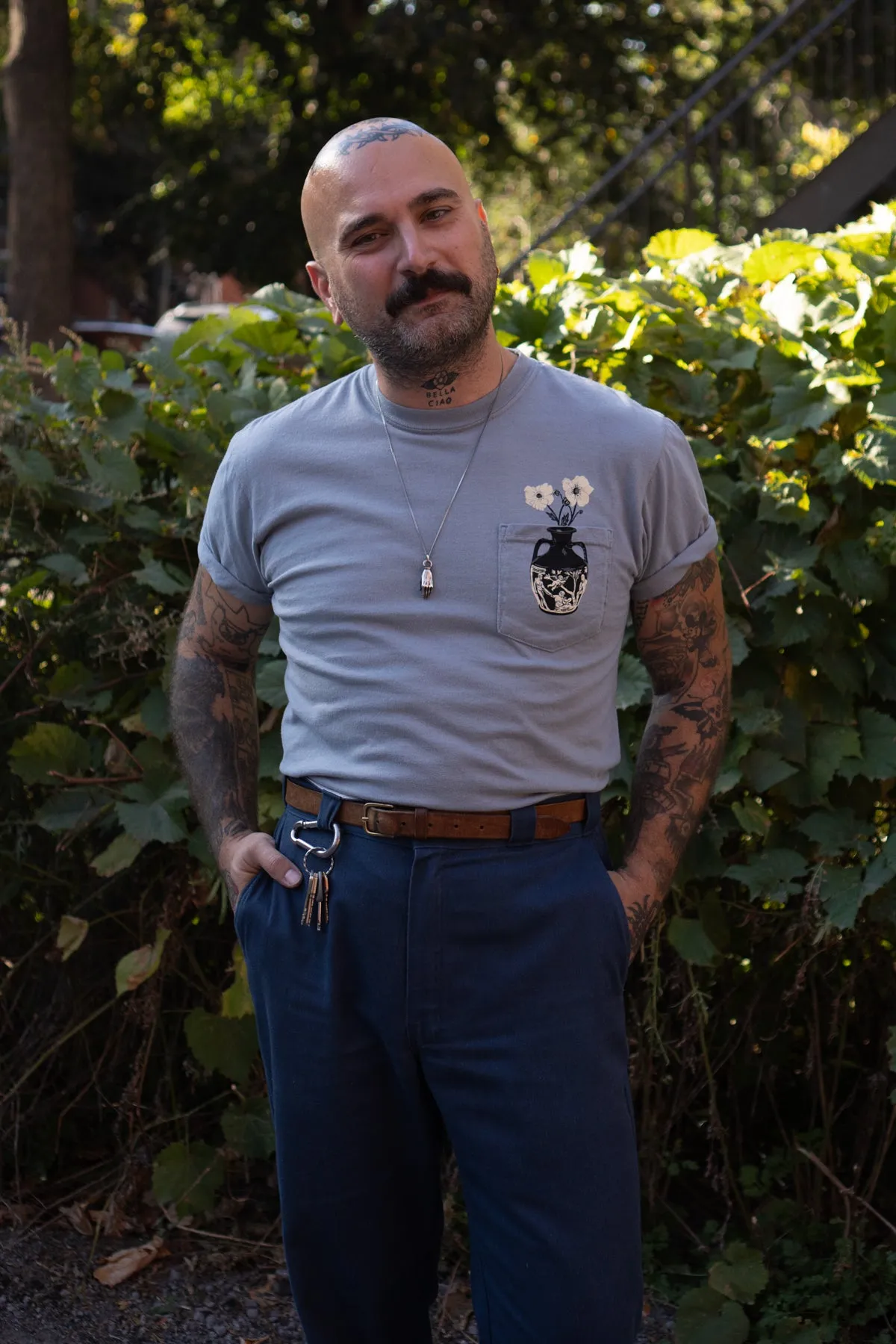 Cameo Pocket Tee sold by Stay Home Club product image thumbnail 3