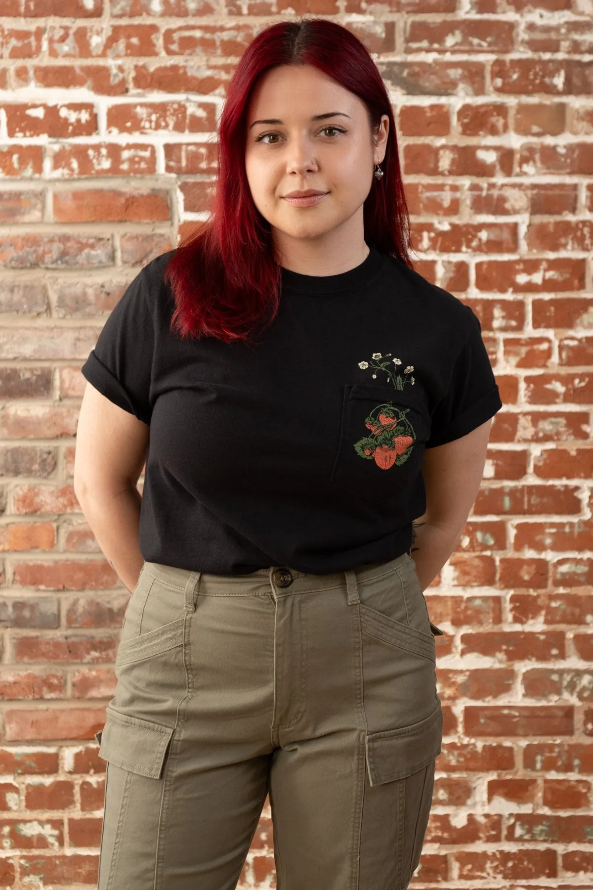 Berry Patch Pocket Tee sold by Stay Home Club product image thumbnail 2