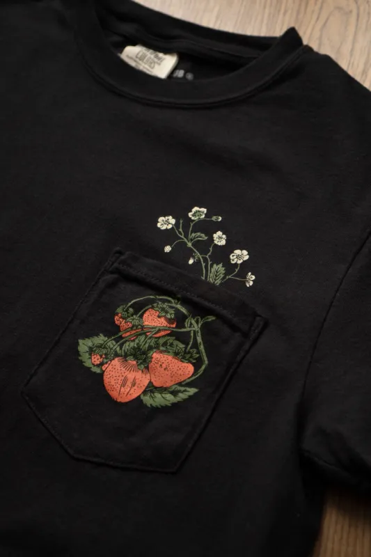 Berry Patch Pocket Tee sold by Stay Home Club