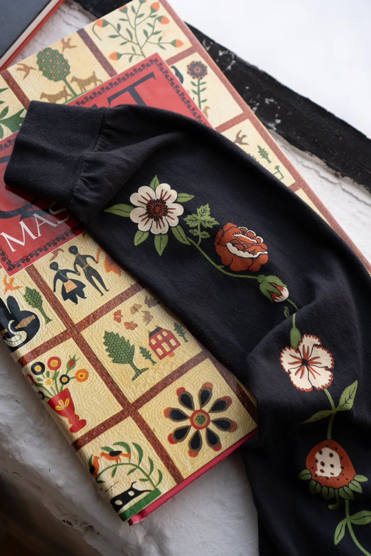 Flower Chain Long Sleeve Tee sold by Stay Home Club product image thumbnail 2