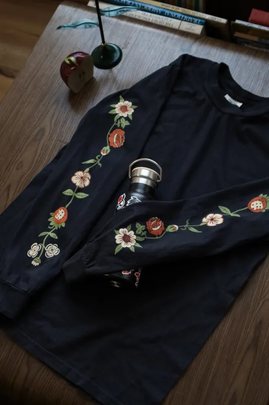 Flower Chain Long Sleeve Tee sold by Stay Home Club