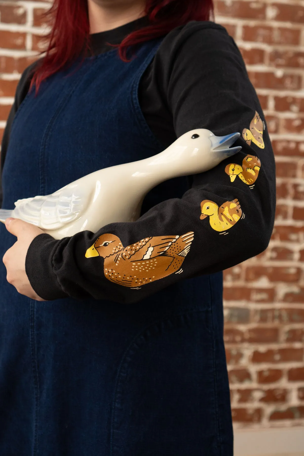 Ducklings Long Sleeve Tee sold by Stay Home Club product image thumbnail 3