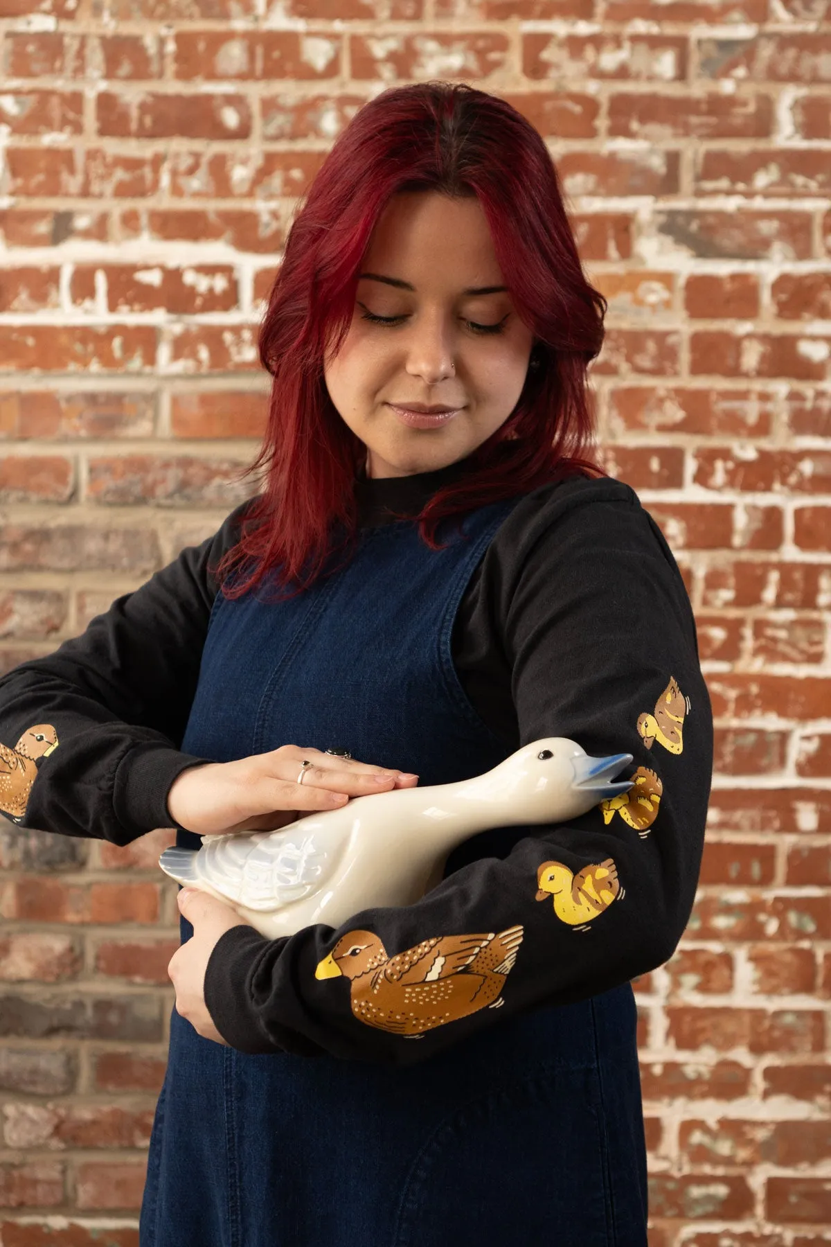 Ducklings Long Sleeve Tee sold by Stay Home Club product image thumbnail 5