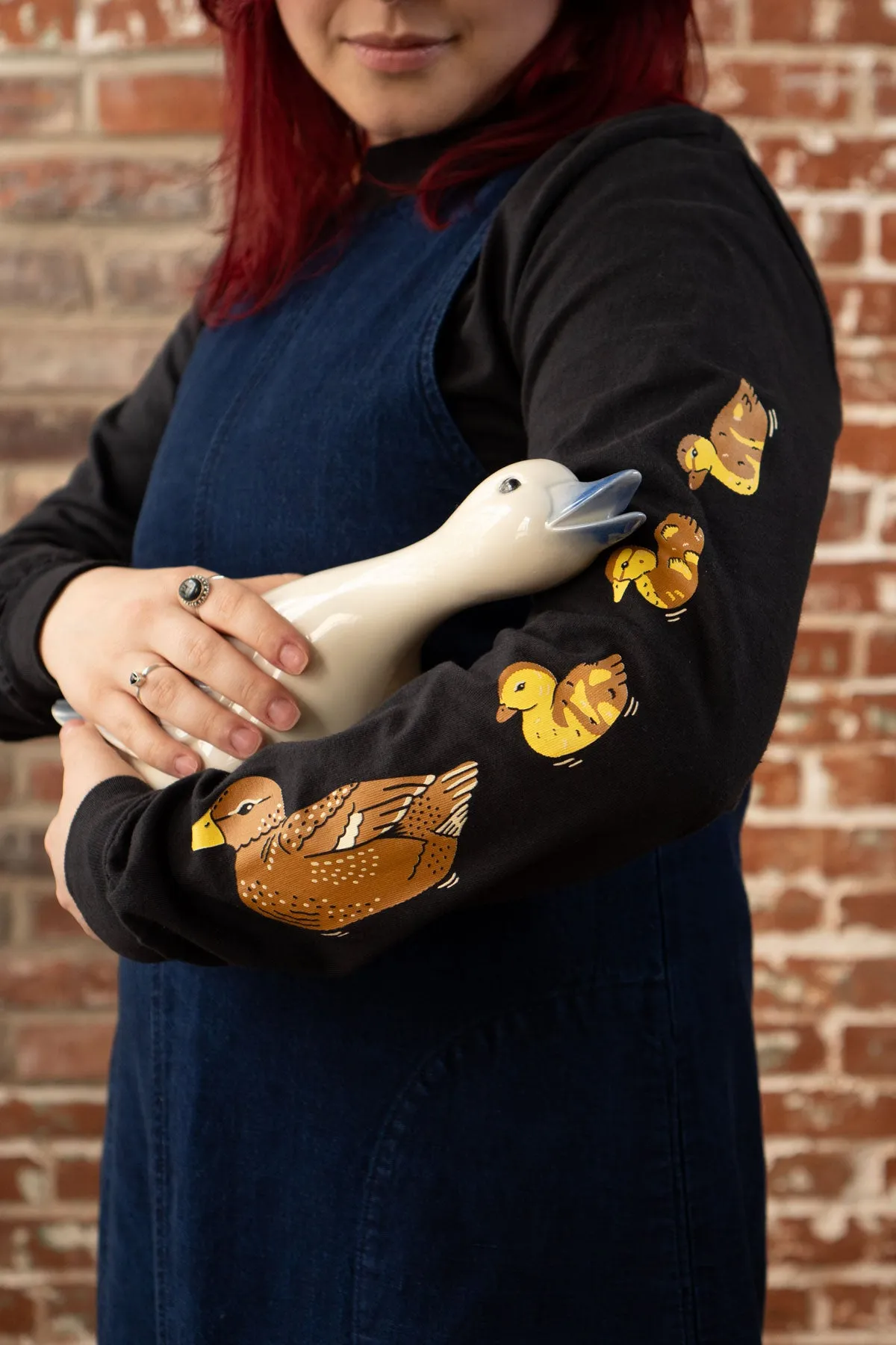 Ducklings Long Sleeve Tee sold by Stay Home Club product image thumbnail 4