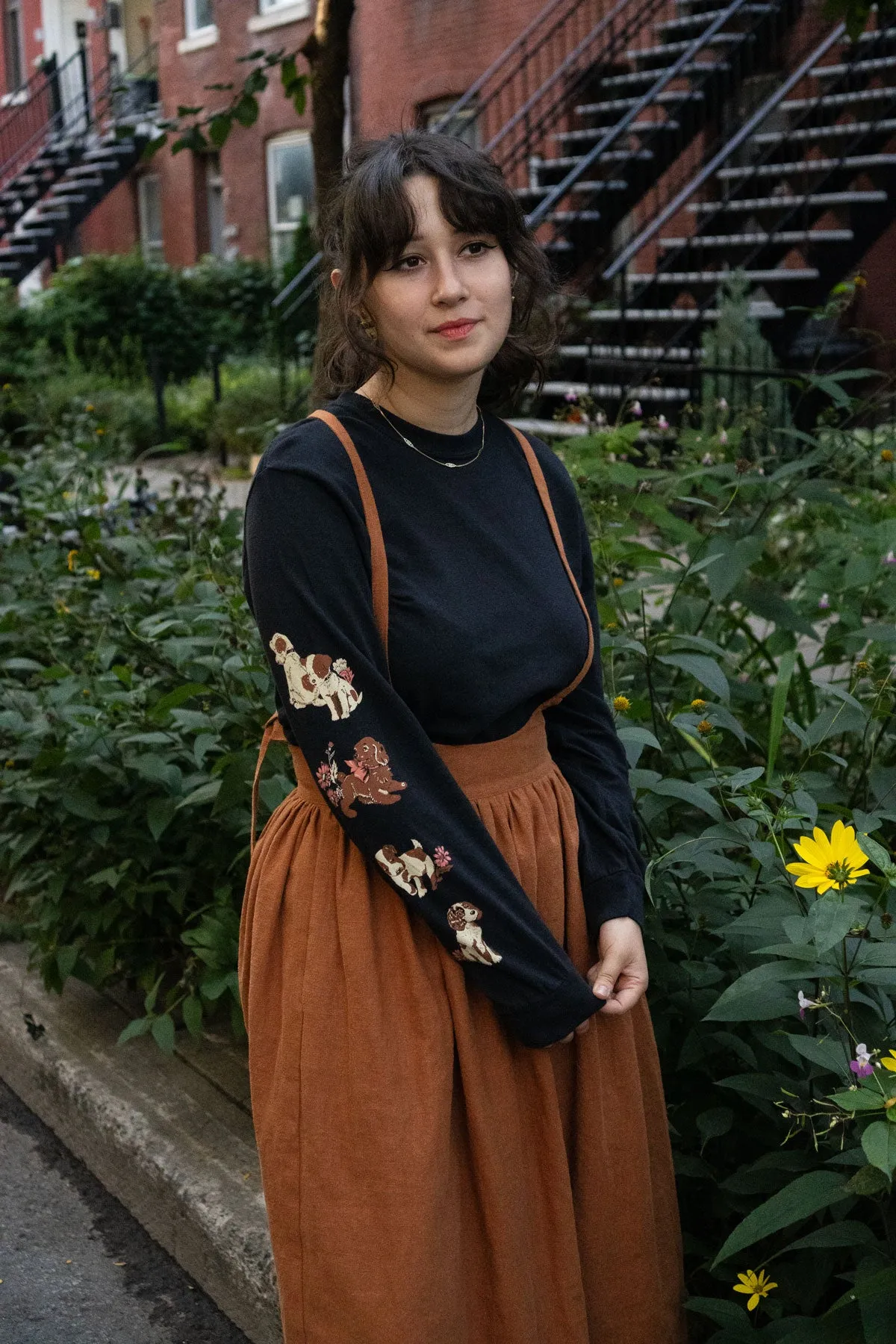 Puppies Long Sleeve Tee sold by Stay Home Club product image thumbnail 4