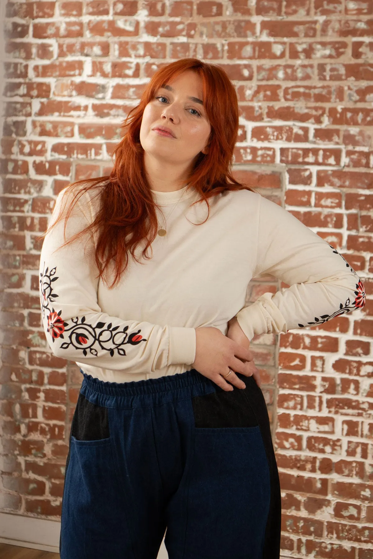 Twisted Vine Long Sleeve Tee sold by Stay Home Club product image thumbnail 3