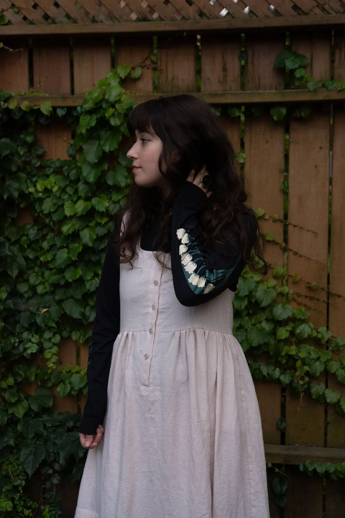 Lily of the Valley Long Sleeve Tee sold by Stay Home Club product image thumbnail 5