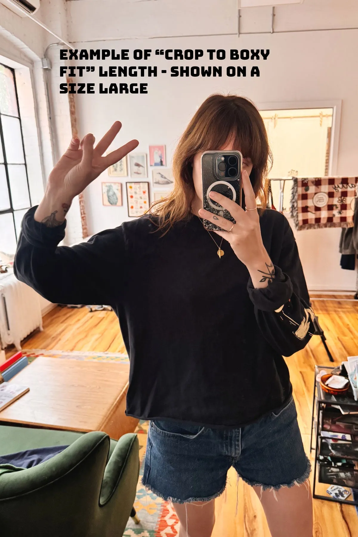 Lily of the Valley Long Sleeve Tee sold by Stay Home Club product image thumbnail 4