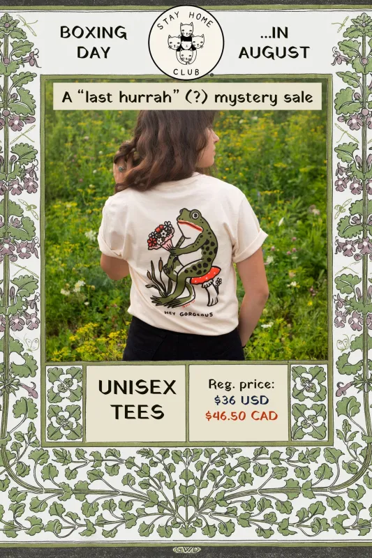 MYSTERY Unisex Tee - Boxing Day In August sold by Stay Home Club