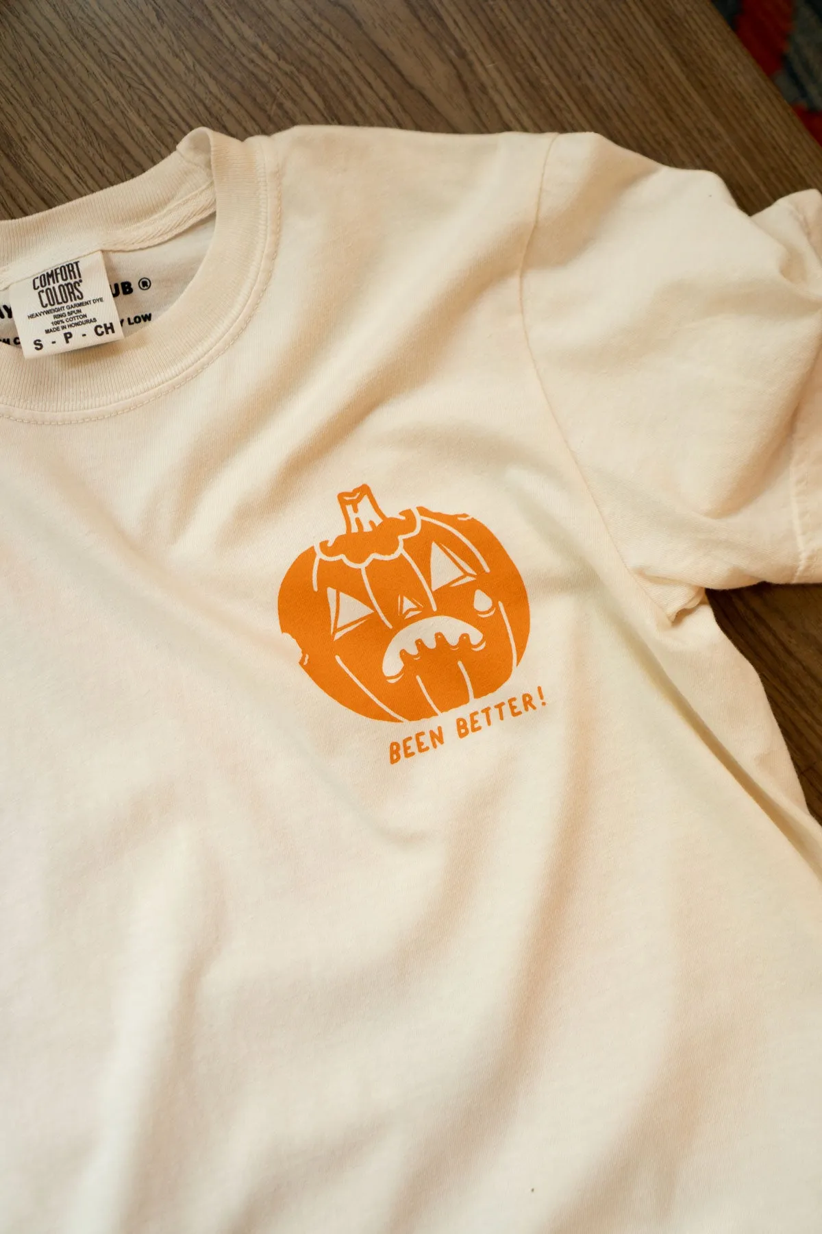 Been Better (Pumpkin)T-Shirt sold by Stay Home Club product image thumbnail 3