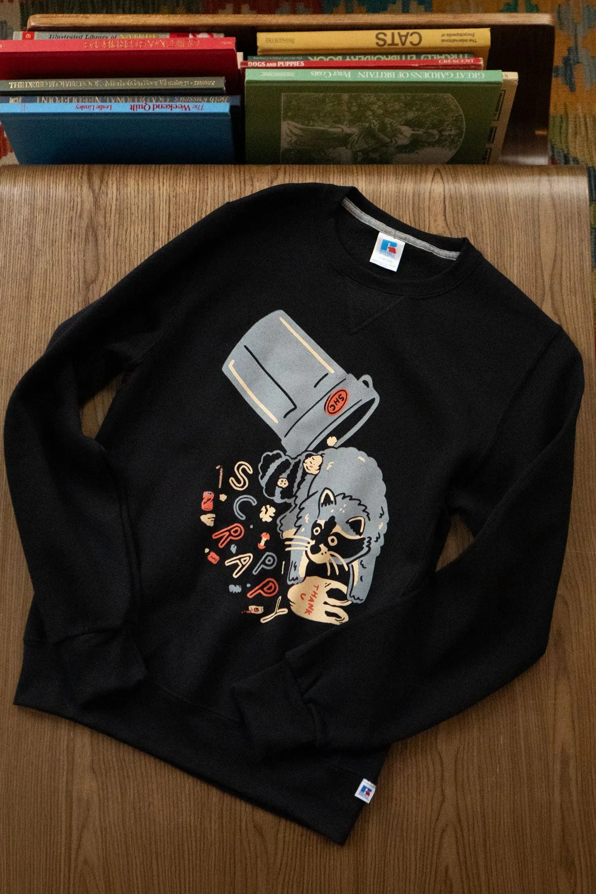 Scrappy Raccoon (Trash) Sweatshirt sold by Stay Home Club