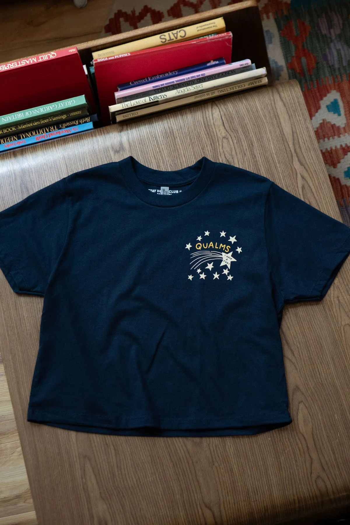 Qualms NL Boxy Tee sold by Stay Home Club product image thumbnail 3