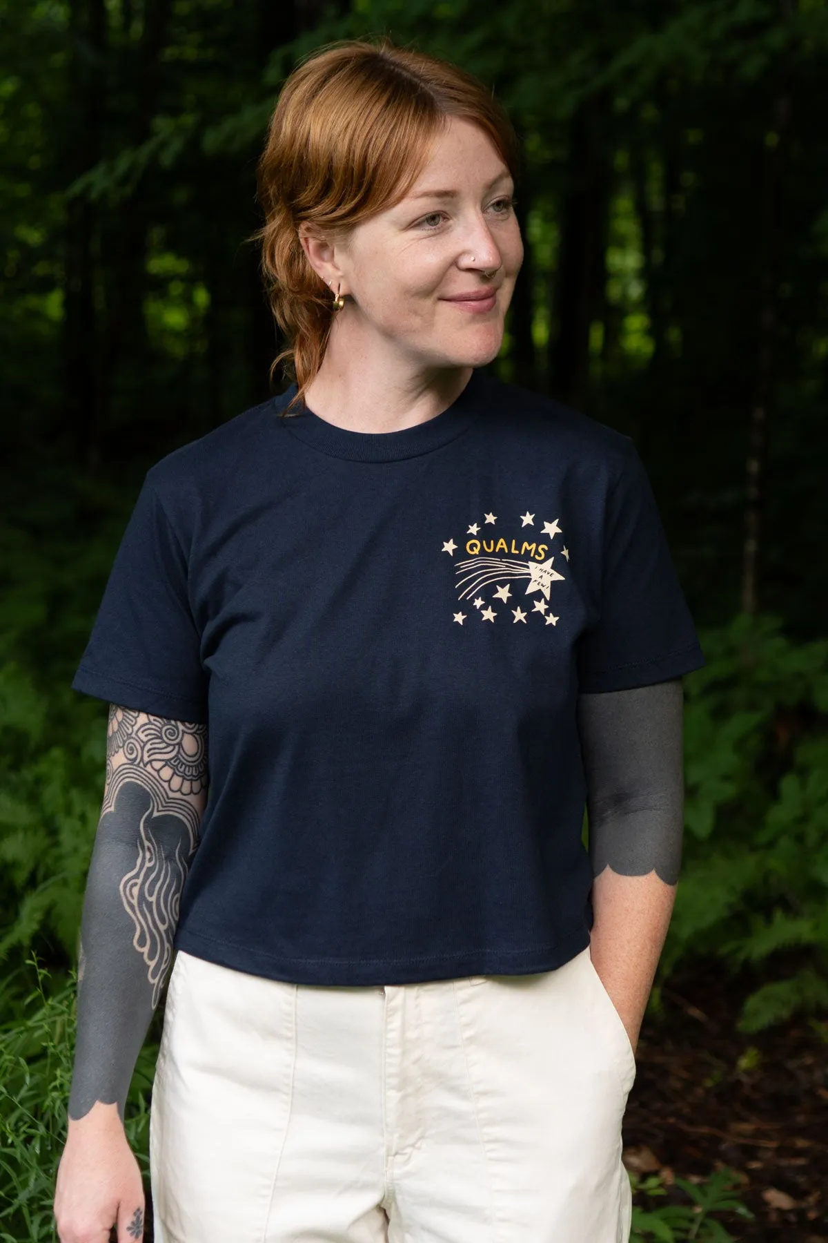 Qualms NL Boxy Tee sold by Stay Home Club product image thumbnail 2