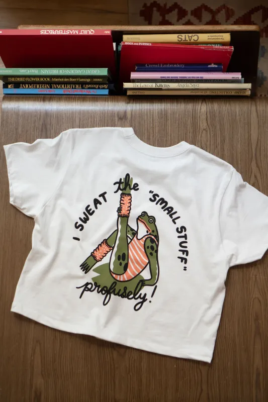 Sweat the Small Stuff NL Boxy Tee sold by Stay Home Club