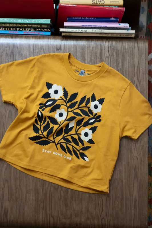 Blooms 1858 NL Boxy Tee sold by Stay Home Club