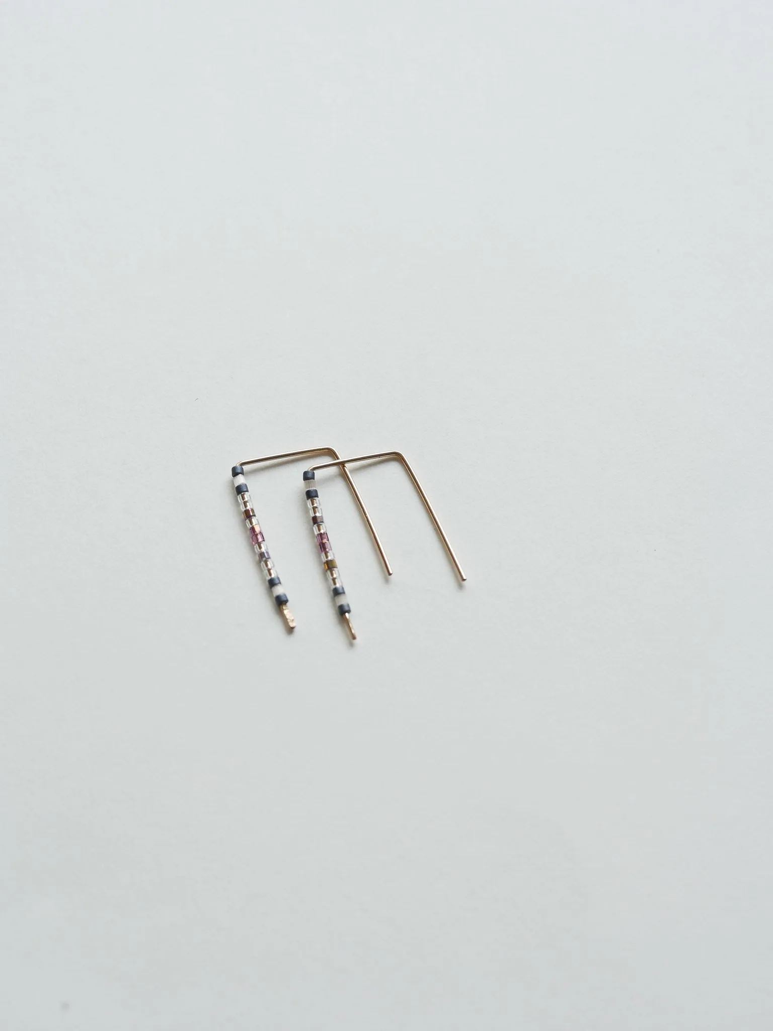 Ulrika - 14 KT Gold Bar Studs sold by Daldanea product image thumbnail 2