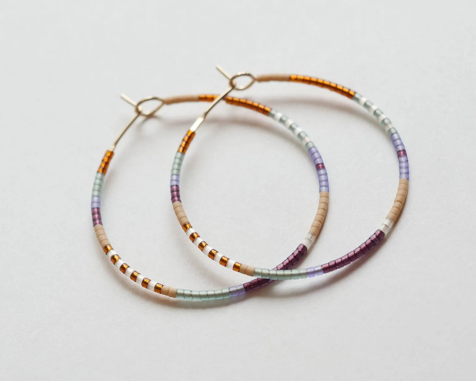 Thabi - 1.75" 14 KT Gold Hoops sold by Daldanea product image thumbnail 5