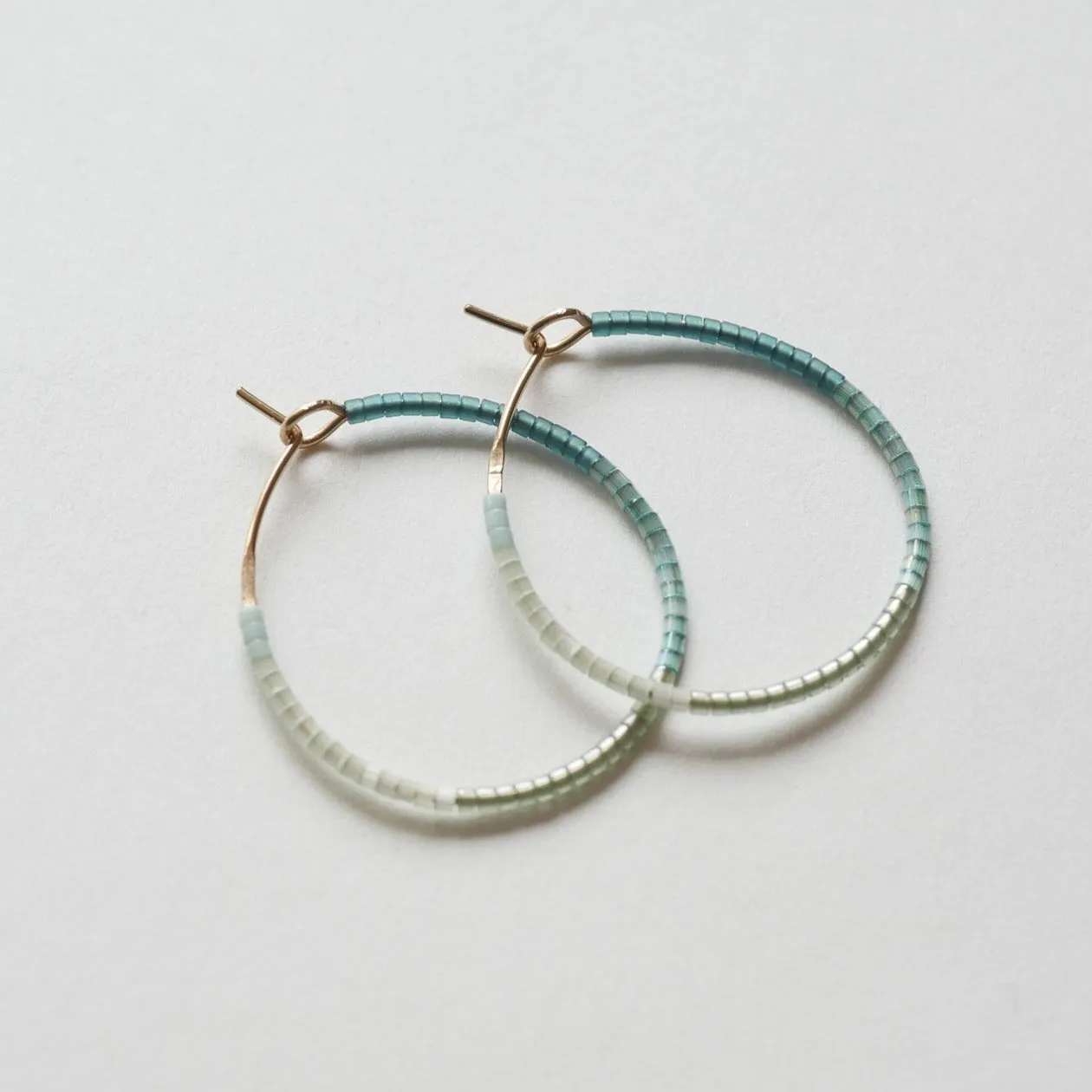 Ellette - 1.25" & 1.75" 14 KT Gold Hoops sold by Daldanea product image thumbnail 3