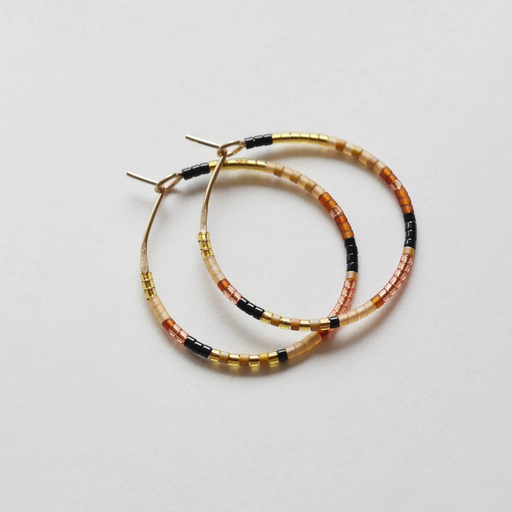 Syeda - 1.25" & 1.75" 14 KT Gold Hoops sold by Daldanea product image thumbnail 4